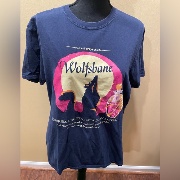 Harry Potter Wolfsbane Professor Lupin Werewolf Unisex Shirt L  Halloween Goth - Picture 1 of 5